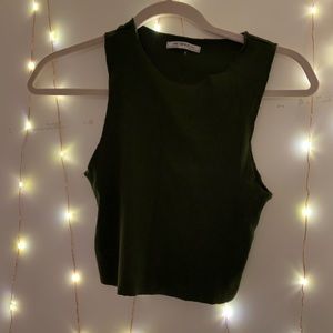ZARA- green tank top